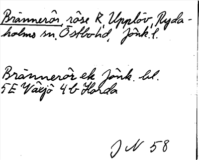 Bild på arkivkortet för arkivposten Brännerör