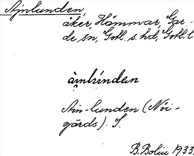 Bild på arkivkortet för arkivposten Ajnlunden