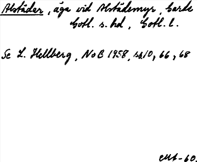 Bild på arkivkortet för arkivposten Alstäder