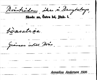 Bild på arkivkortet för arkivposten Boåsträdan