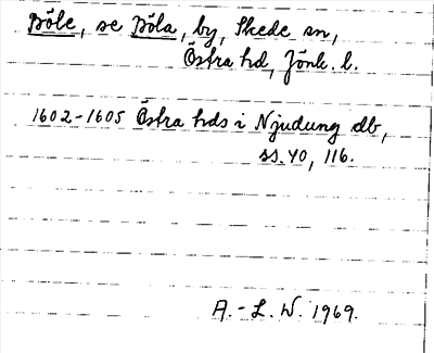 Bild på arkivkortet för arkivposten Böle, se Böla