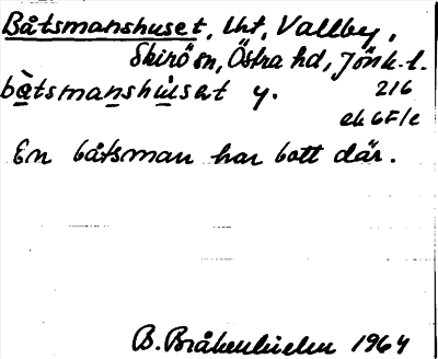 Bild på arkivkortet för arkivposten Båtsmanshuset