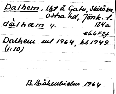 Bild på arkivkortet för arkivposten Dalhem