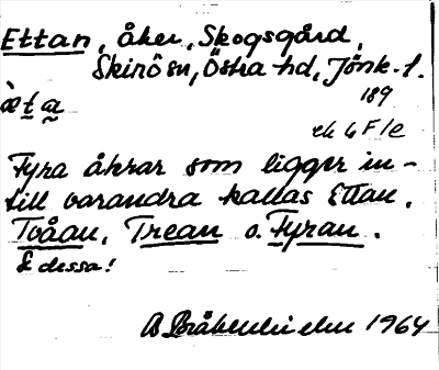 Bild på arkivkortet för arkivposten Ettan