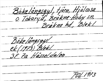 Bild på arkivkortet för arkivposten Bökelångsgyl