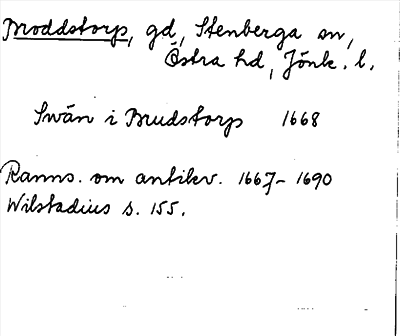 Bild på arkivkortet för arkivposten Broddstorp