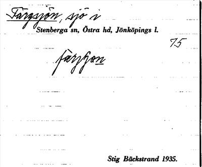 Bild på arkivkortet för arkivposten Färgsjön