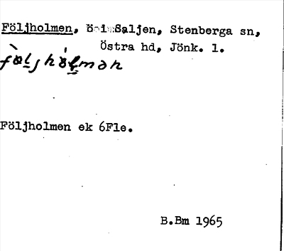 Bild på arkivkortet för arkivposten Följholmen