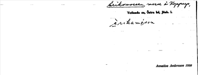 Bild på arkivkortet för arkivposten Eriksmossen