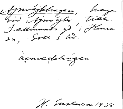 Bild på arkivkortet för arkivposten Ajnväjkhagen