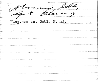 Bild på arkivkortet för arkivposten Alvamyr
