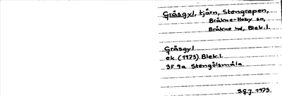 Bild på arkivkortet för arkivposten Gräsgyl
