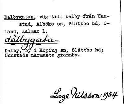Bild på arkivkortet för arkivposten Dalbygatan