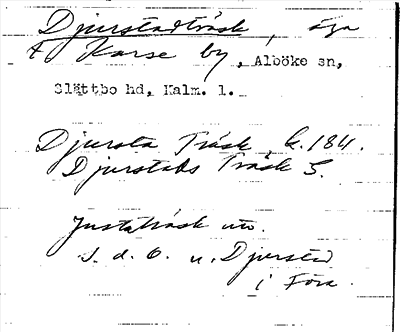 Bild på arkivkortet för arkivposten Djurstadträsk