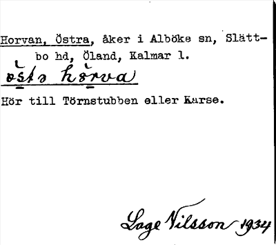 Bild på arkivkortet för arkivposten Horvan, Östra
