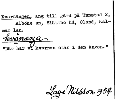 Bild på arkivkortet för arkivposten Kvarnängen