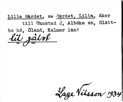 Bild på arkivkortet för arkivposten Lilla Gärdet, se Gärdet, Lilla