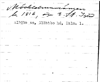 Bild på arkivkortet för arkivposten Möcklebrunnsängen
