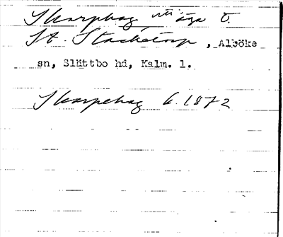 Bild på arkivkortet för arkivposten Skarphag