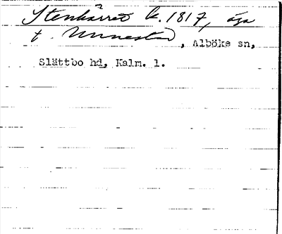 Bild på arkivkortet för arkivposten Stenkärret