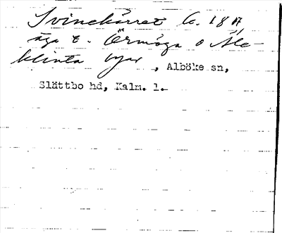 Bild på arkivkortet för arkivposten Svinekärret