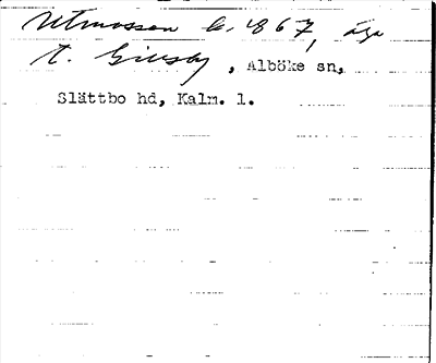 Bild på arkivkortet för arkivposten Utmossen
