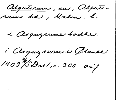 Bild på arkivkortet för arkivposten Algutsrum