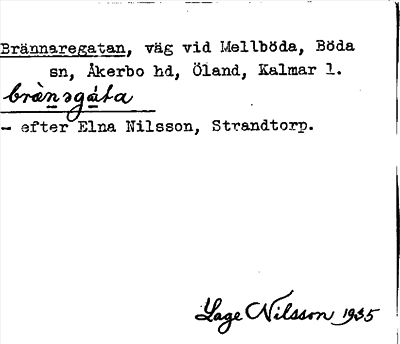 Bild på arkivkortet för arkivposten Brännaregatan