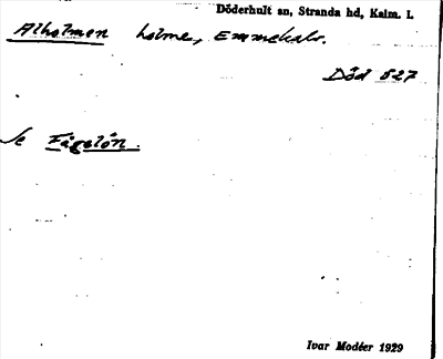 Bild på arkivkortet för arkivposten Alholmen, se Fågelön
