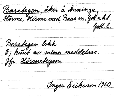Bild på arkivkortet för arkivposten Barategen