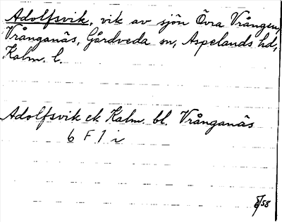 Bild på arkivkortet för arkivposten Adolfsvik