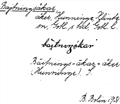 Bild på arkivkortet för arkivposten Bajtningsåkar