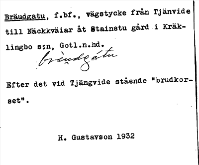 Bild på arkivkortet för arkivposten Bräudgatu