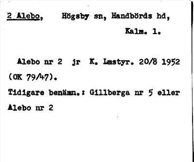 Bild på arkivkortet för arkivposten Alebo