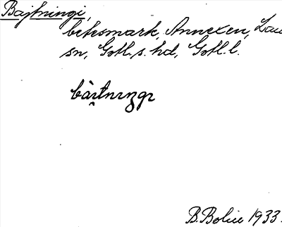 Bild på arkivkortet för arkivposten Bajtningi
