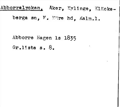 Bild på arkivkortet för arkivposten Abborrslyckan