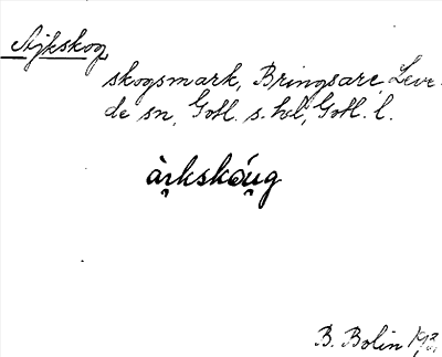 Bild på arkivkortet för arkivposten Ajkskog