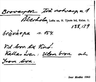 Bild på arkivkortet för arkivposten Brovarpen