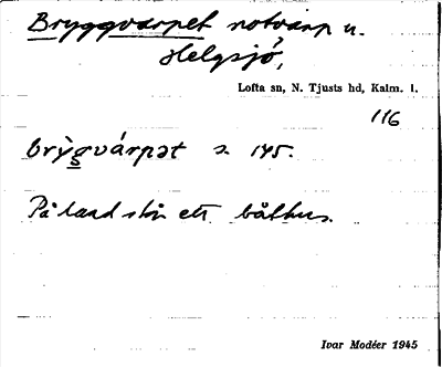 Bild på arkivkortet för arkivposten Bryggvarpet