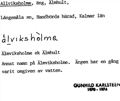 Bild på arkivkortet för arkivposten Allviksholme