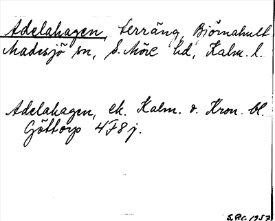 Bild på arkivkortet för arkivposten Adelahagen