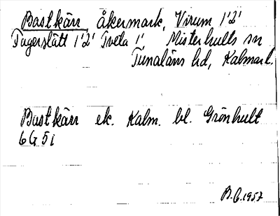 Bild på arkivkortet för arkivposten Bastkärr
