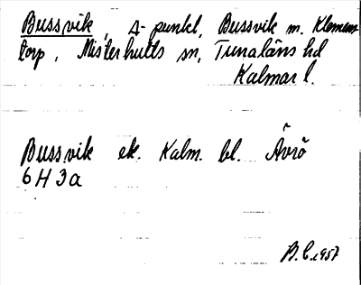 Bild på arkivkortet för arkivposten Bussvik