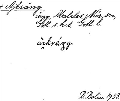 Bild på arkivkortet för arkivposten Ajkräng