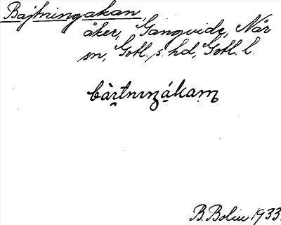 Bild på arkivkortet för arkivposten Bajtningakan