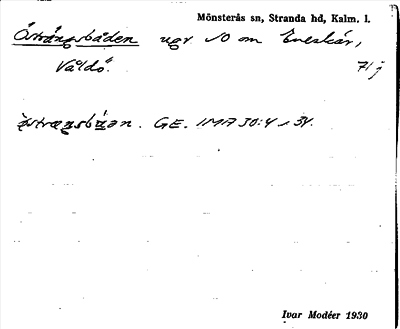 Bild på arkivkortet för arkivposten Östrängsbåden