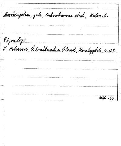 Bild på arkivkortet för arkivposten Besvärsgatan