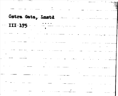 Bild på arkivkortet för arkivposten Östra Gata