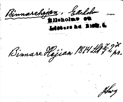 Bild på arkivkortet för arkivposten Binnarehejan