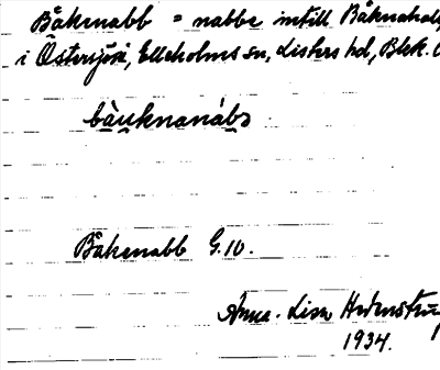 Bild på arkivkortet för arkivposten Båkenabb